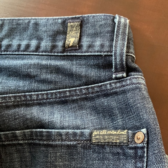 7 For All Mankind Slimmy Darkwash Men’s Jeans size 32 - Picture 10 of 16